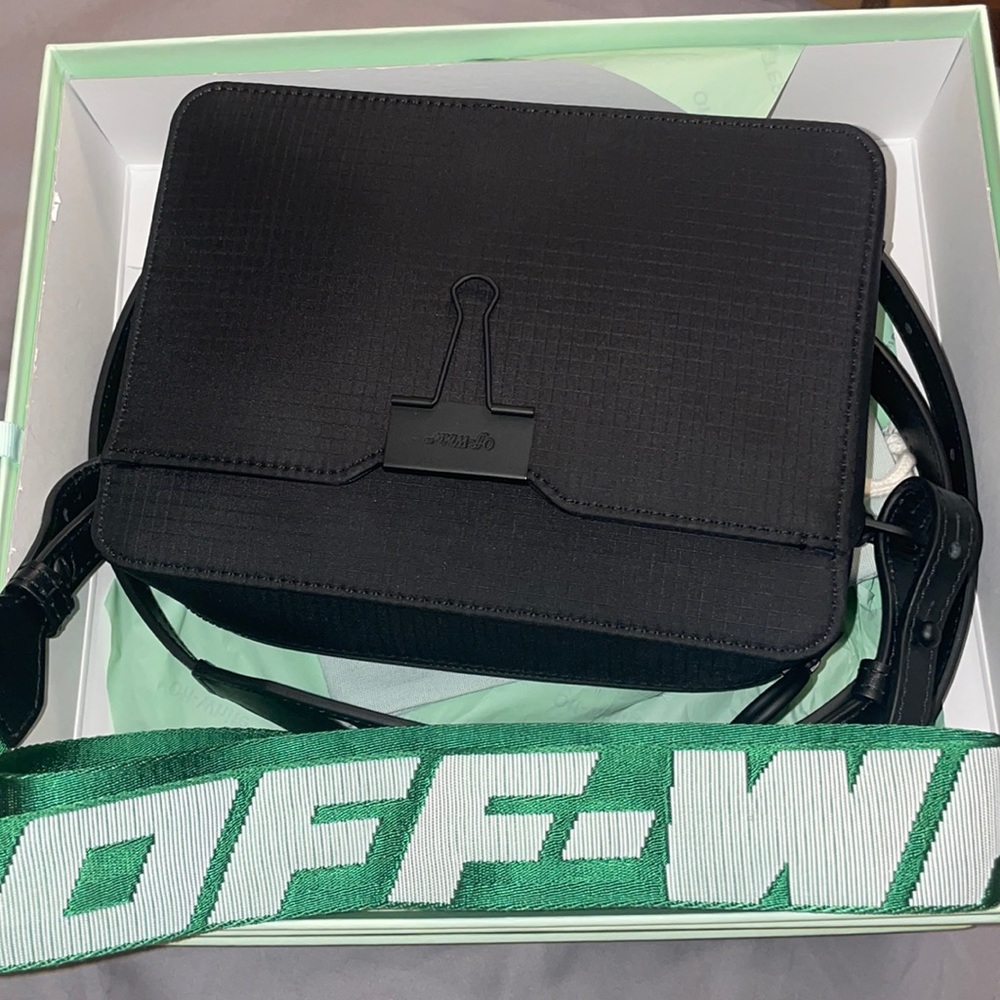 Off white crossbody/belt bag